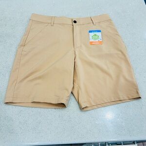 Columbia Omni Shield Men’s Court Active Shorts, Beige, Size 34, 9” Inseam, NWT